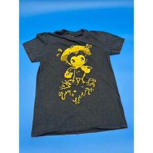 Bendy and the Ink Machine Graphic T Shirt Black Cartoon Video Game Size S